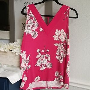 Maurices Ladies Floral Summer Top Sz L